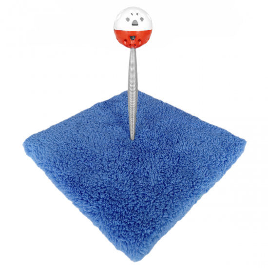 Yaylı Toplu Hacıyatmaz Kedi Aktivite Oyuncağı 16-20 cm Renkli