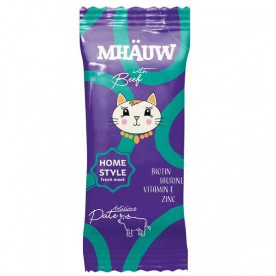 Mhauw Pouch Pate Beef Kedi Yaş Maması 80 Gr