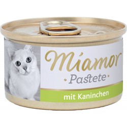 Miamor Pastete Tavşanlı Kedi Konserve Yaş Mama 85 gr