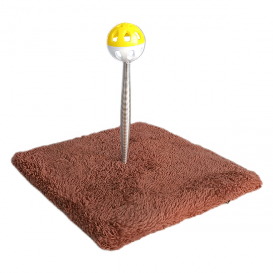 Yaylı Toplu Hacıyatmaz Kedi Aktivite Oyuncağı 16-20 cm Renkli