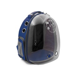 Cattie Astronot Kedi Taşıma Çantası 25x30x40 cm – Koyu Mavi