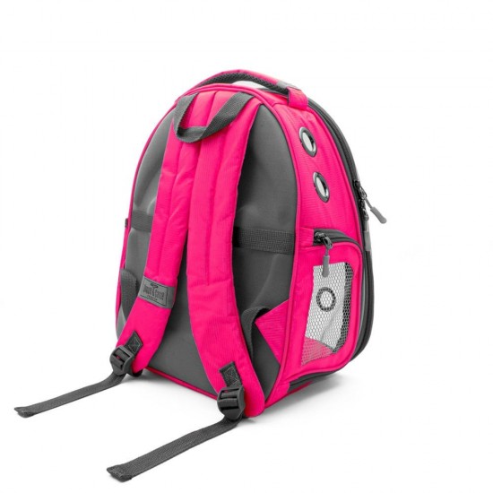 Cattie Astronot Kedi Taşıma Çantası 25x30x40cm Pembe