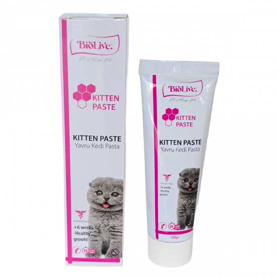 Biolive Kitten Yavru Kediler İçin Malt Vitamin Paste 100gr