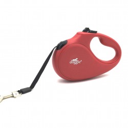 Doggie Master Seri Otomatik Makaralı Köpek Gezdirme 15 kg / 5 M Kırmızı