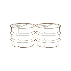 Cattie Kedi Köpek Su Pınarı Yedek Filtre 6 Lı