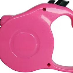 Karamel Pet Otomatik  Köpek Gezdirme Tasması XS 3 Metre 12 kg Pembe