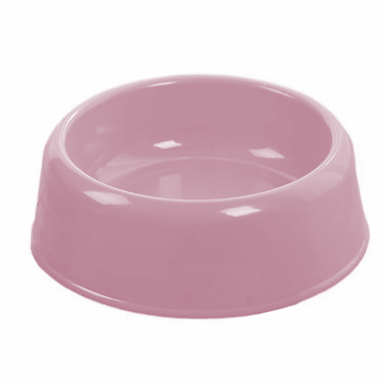 Markapet Kedi Köpek Plastik Mama Ve Su Kabı 20 cm - 200 ml Pembe