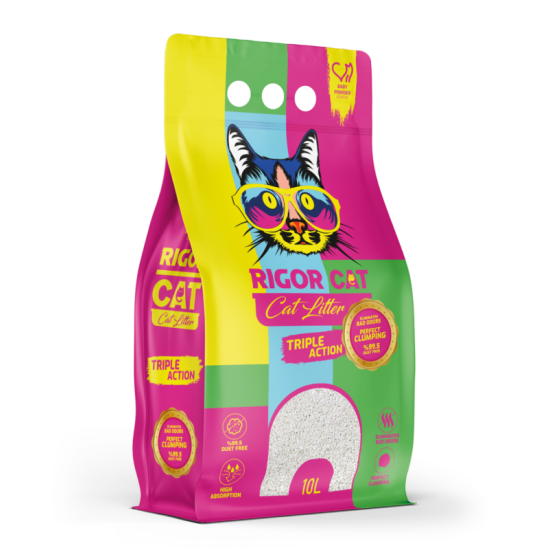 Rigor Bebek Pudralı İnce Taneli Kedi Kumu 10 lt