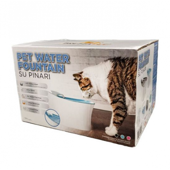 Kedi Köpek Için Otomatik Su Pınarı 2,5 Lt