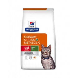 Hills Prescription Diet C/D Urinary Stress + Metabloic Tavuklu Kedi Maması 1,5 KG