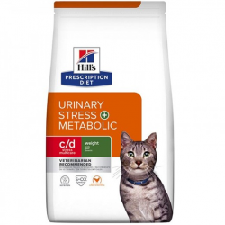 Hills Prescription Diet C/D Urinary Stress + Metabloic Tavuklu Kedi Maması 1,5 KG