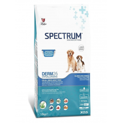 Spectrum Derm 26 Hypo-Allergenic Deri Hassasiyeti için Somonlu Yetişkin Köpek Maması 12kg