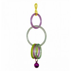 Exovit Olimpik Kuş Oyuncak Halka 5 x 14 cm 5 li