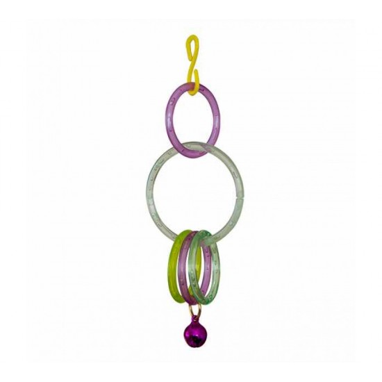 Exovit Olimpik Kuş Oyuncak Halka 5 x 14 cm 5 li