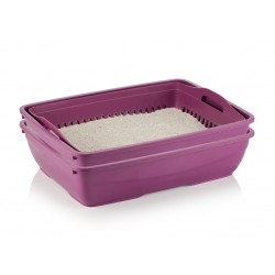 Açık Elekli Kedi Tuvalet Kum Kabı 12*37*50 cm Karışık Renklerde