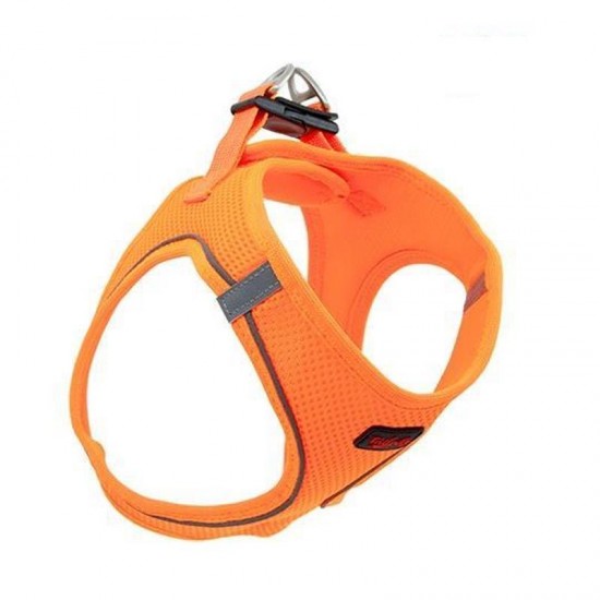 Tailpetz Air Mesh Köpek Göğüs Tasması X Large 54x60 cm Neo Turuncu