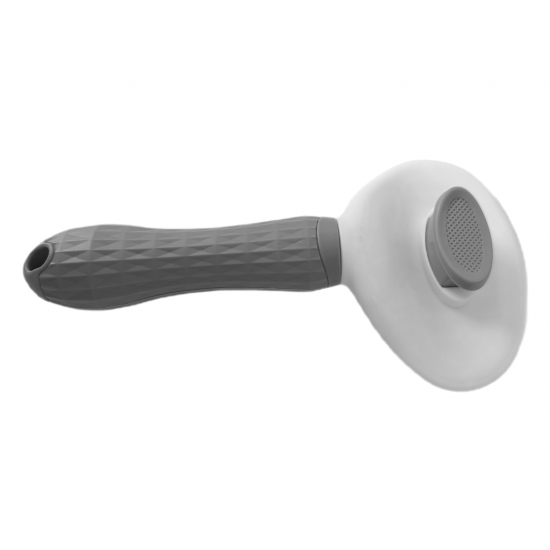 Karamel Pet Kendini Temizleyen Tuşlu Kedi Köpek Tarağı Gri 10 x 20 cm