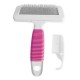 Markapet Temizleme Aparatlı Kedi Köpek Tarağı 7 cm-14 cm Small Pembe