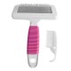 Markapet Temizleme Aparatlı Kedi Köpek Tarağı 9.5 cm-14 cm Medium Pembe