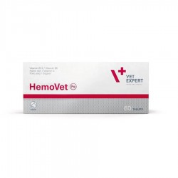 Vet Expert Hemovet Kedi ve Köpek Kan Değeri Destekleyici 60 Tablet