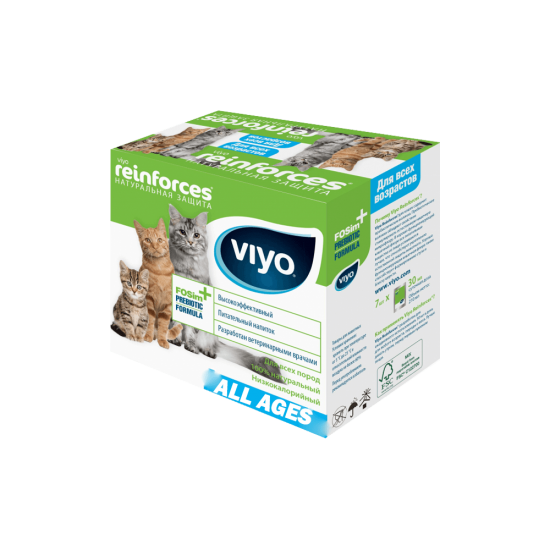 Viyo Reinforces Tüm Yaş Grubu Kediler İçin Ek Besin Takviyesi 7x30 ml