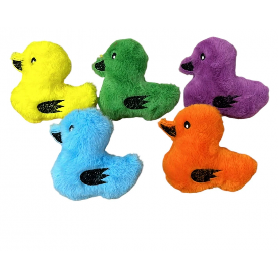 Sesli Peluş Ördek Kedi Köpek  Oyuncağı Çeşitli Renklerde 15 cm