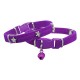 Markapet Kadife Kedi Boyun Tasması Yıldızlı 20-32 cm Mor